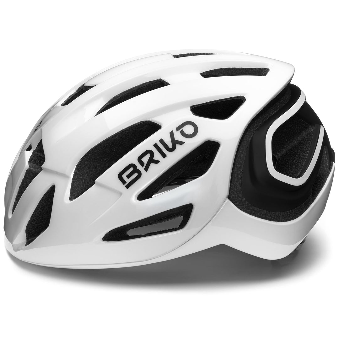 Helmets Unisex BLAZE Helmet SHINY WHITE Dressed Front (jpg Rgb)	