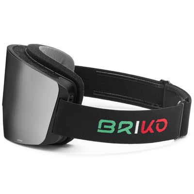 Goggles Unisex GARA FIS 8.8 ITALIA Ski  Goggles BLACK FLAG-SM3 Dressed Front (jpg Rgb)	