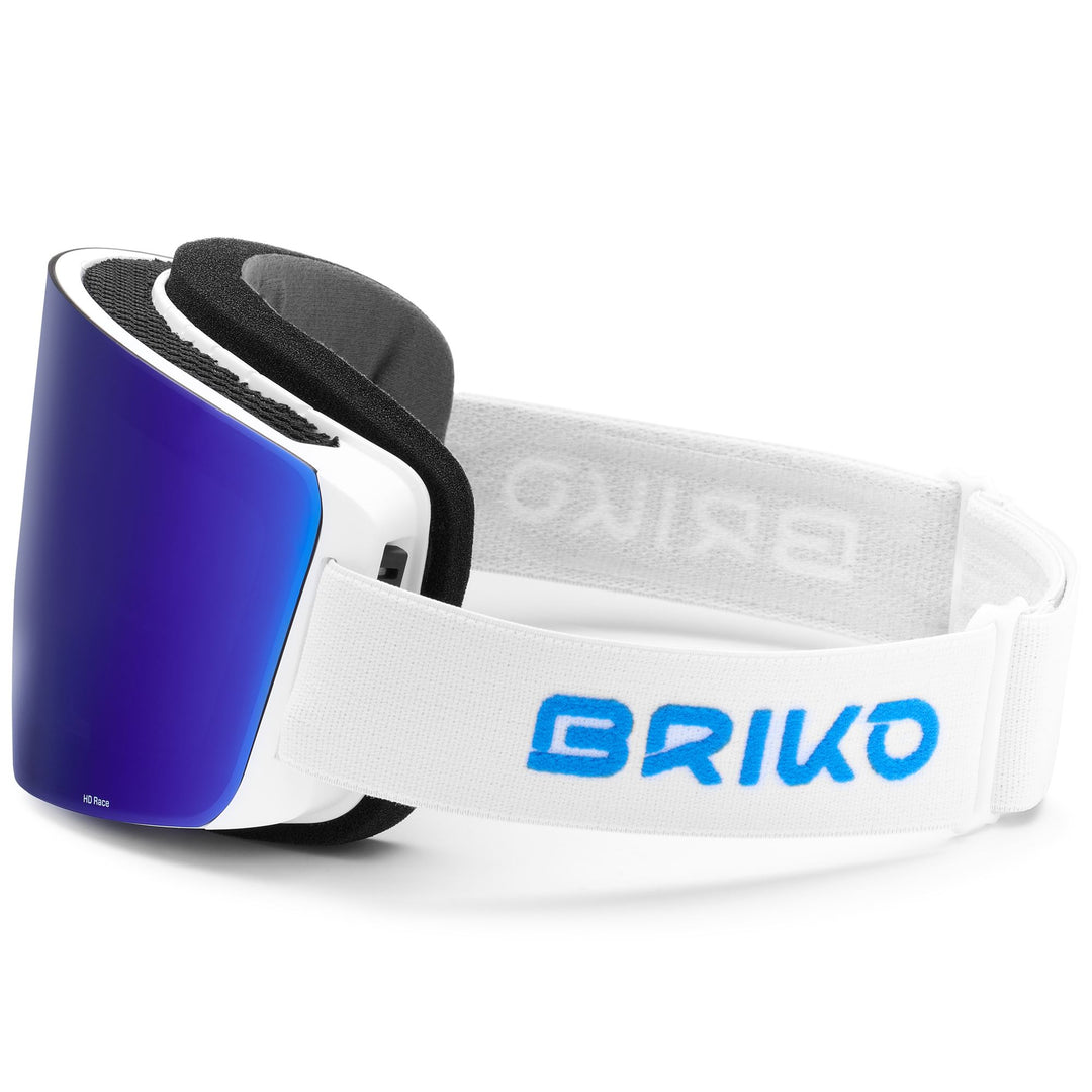 Goggles Unisex GARA FIS 8.8 ITALIA Ski  Goggles WHITE LIGHT BLUE - BM3 Dressed Front (jpg Rgb)	