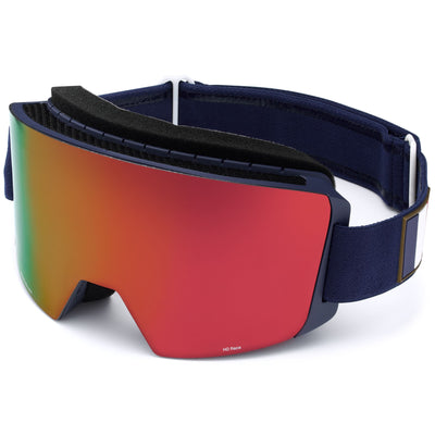 Goggles Unisex GARA FIS 8.8 FRANCE Ski  Goggles Matt blue - white - RM2 | briko Photo (jpg Rgb)			