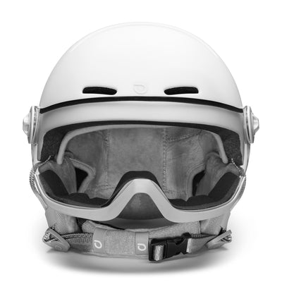 Helmets Woman BLENDA VISOR PHOTO Helmet MATT WHITE Dressed Side (jpg Rgb)		