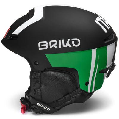 Helmets Unisex FAITO EPP - ITALIA Helmet MATT BLACK - WHITE Dressed Front (jpg Rgb)	