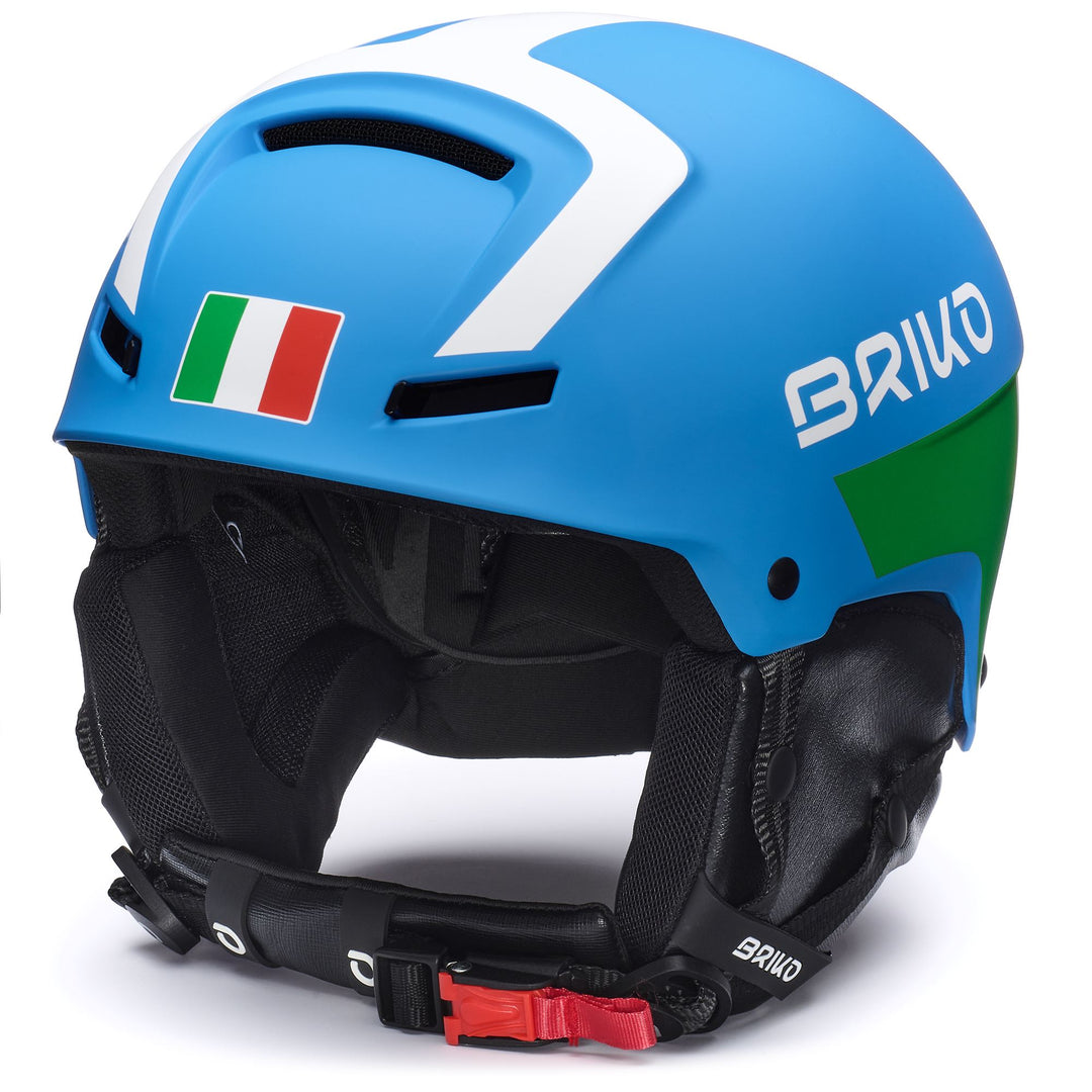 Helmets Unisex FAITO EPP - ITALIA Helmet MATT SCIENCE BLUE - WHITE Photo (jpg Rgb)			