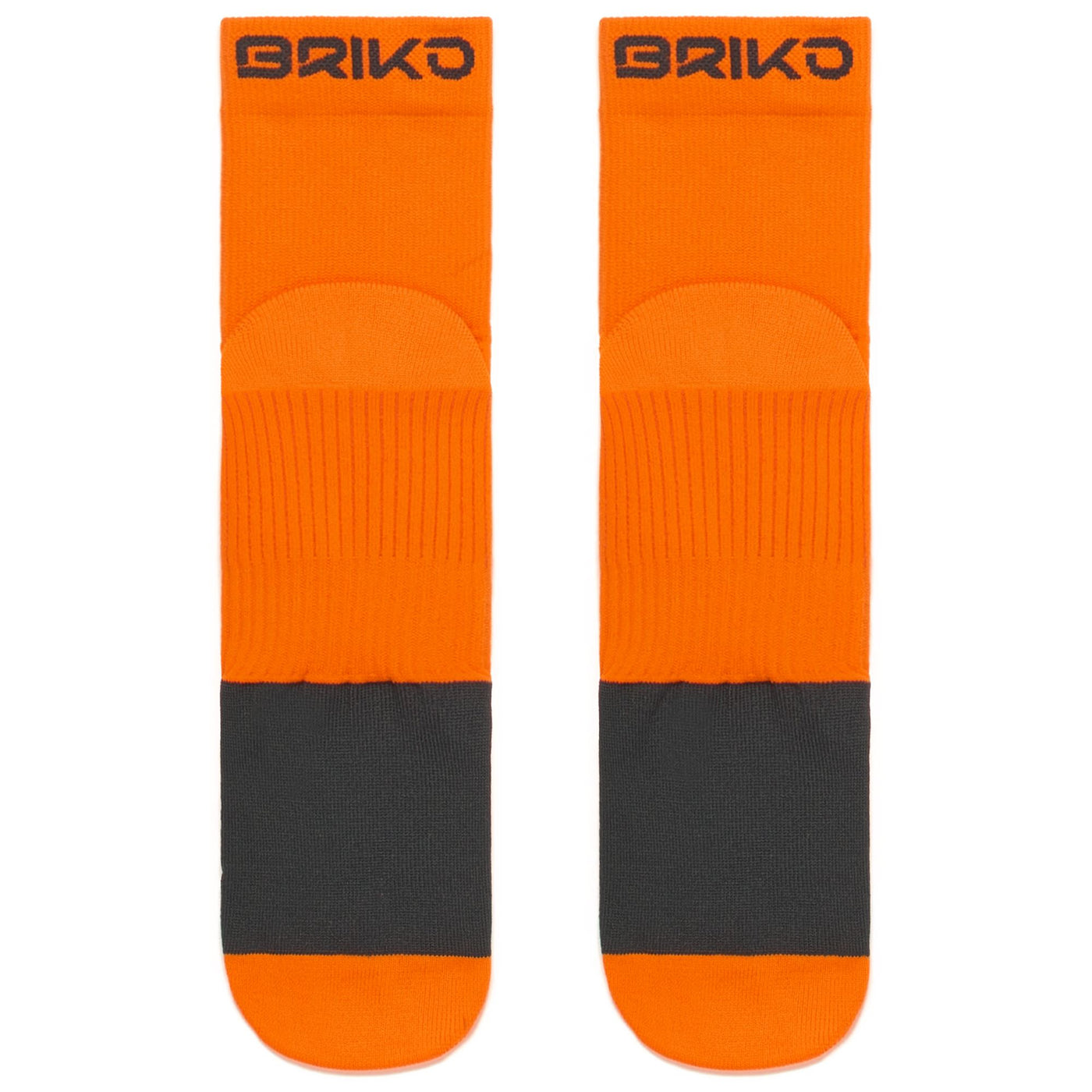 Socks Unisex BASIC SOCKS 9 CM ANKLE TUBE INTERNATIONAL ORANGE | briko Dressed Side (jpg Rgb)		