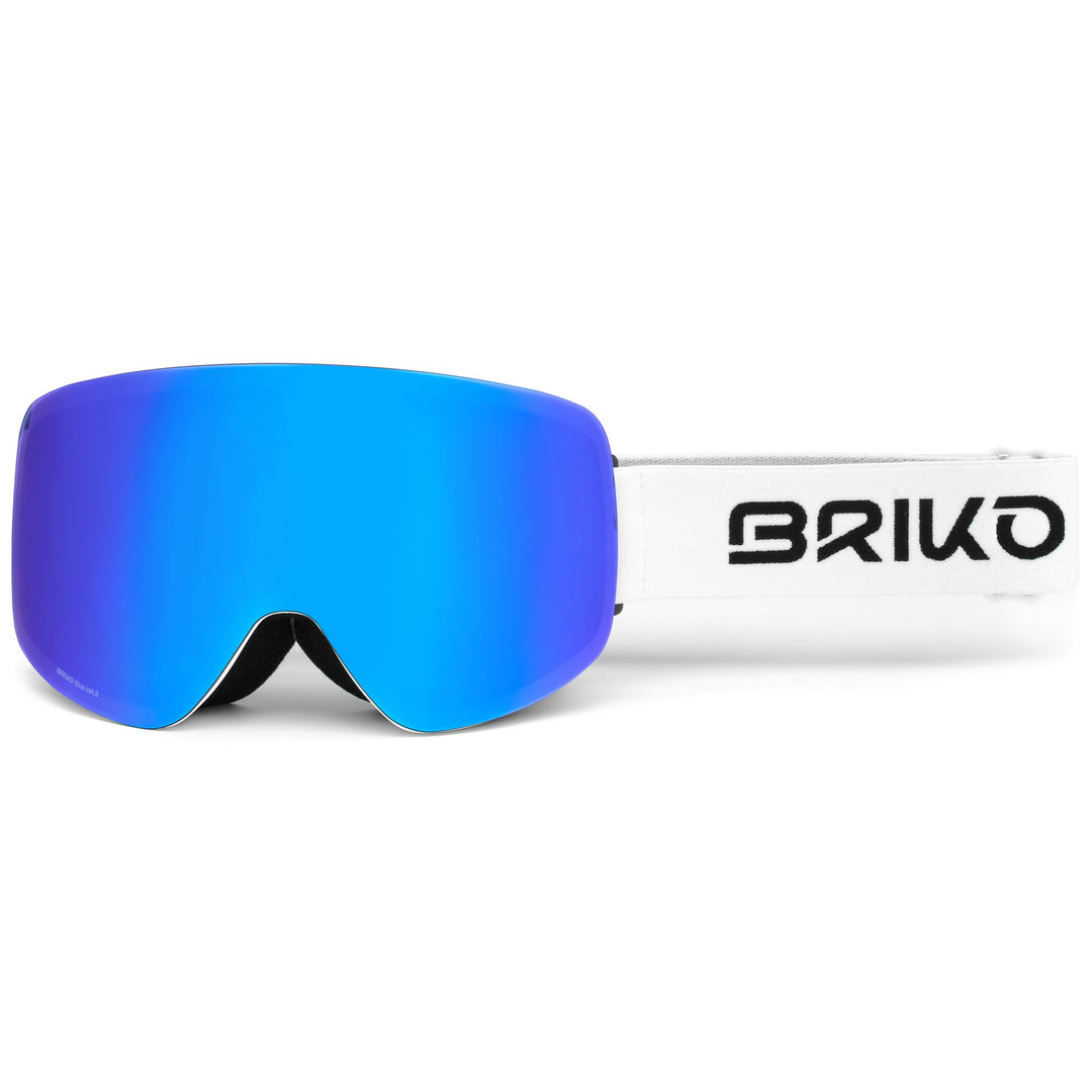 Goggles Unisex HOLLIS Ski  Goggles WHITE - BM3 Dressed Front (jpg Rgb)	