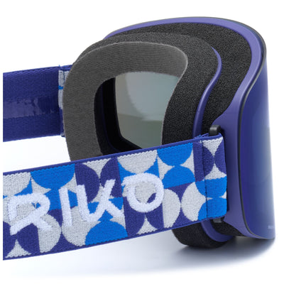 Goggles Unisex HOLLIS Ski  Goggles BLUE MIDNIGHT GRAPHIC - BM3 Dressed Back (jpg Rgb)		