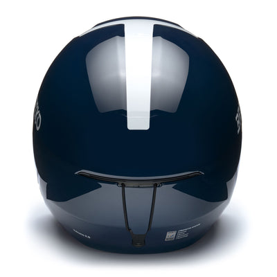 Helmets Unisex VULCANO 2.0 Helmet SHINY DOWNRIVER BLUE - WHITE Dressed Back (jpg Rgb)		