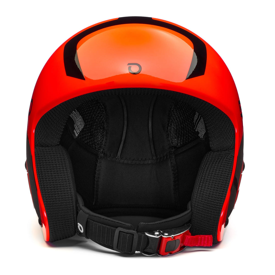 Helmets Unisex VULCANO FIS 6.8 EPP Helmet SHINY ORANGE - BLACK Dressed Side (jpg Rgb)		