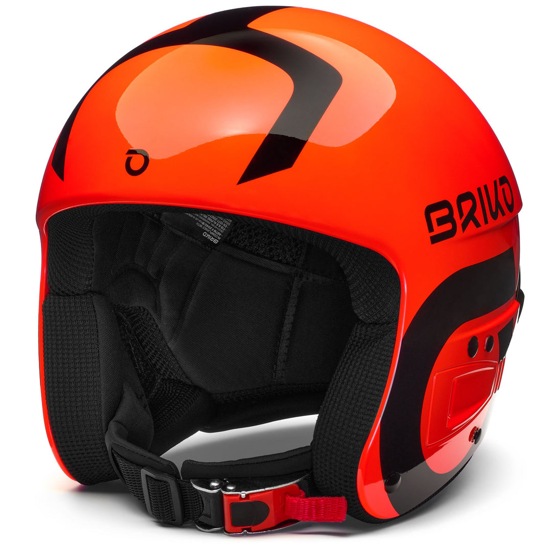 Helmets Unisex VULCANO FIS 6.8 EPP Helmet SHINY ORANGE - BLACK Photo (jpg Rgb)			