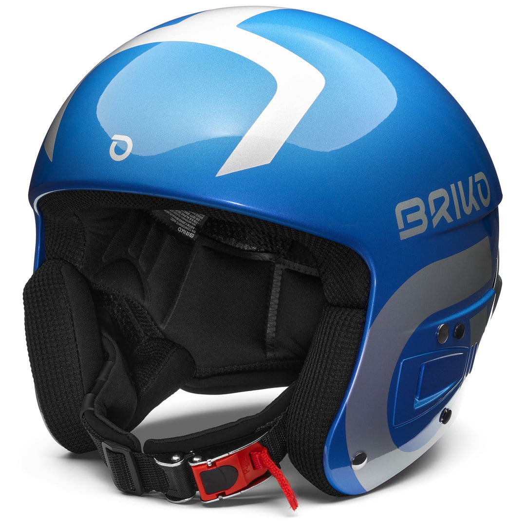 Helmets Unisex VULCANO FIS 6.8 EPP Helmet SHINY IMPACT BLUE - SILVER Photo (jpg Rgb)			