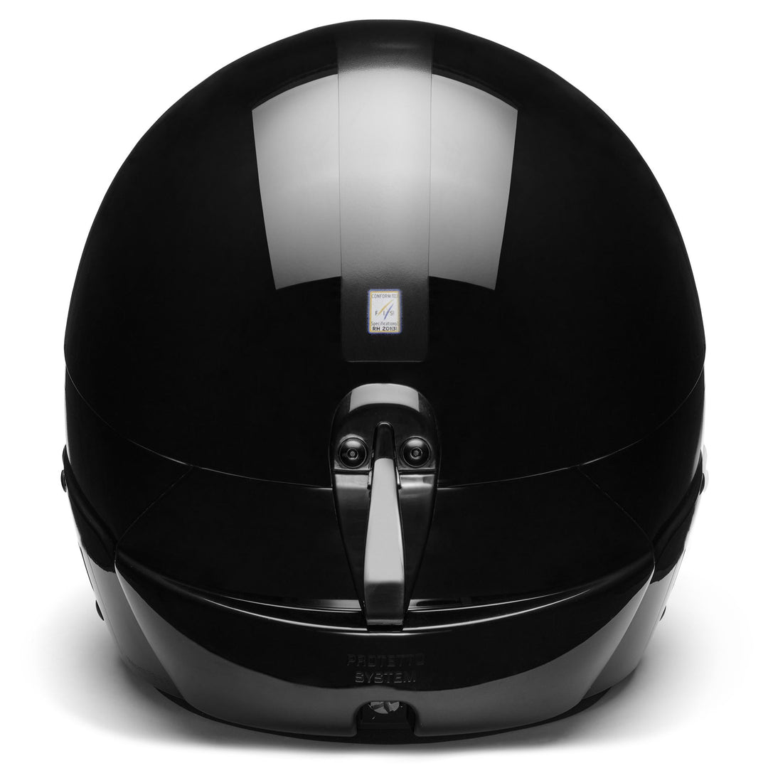 Helmets Unisex VULCANO FIS 6.8 EPP Helmet SHINY MATT BLACK Dressed Back (jpg Rgb)		