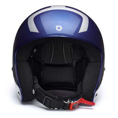 Helmets Unisex VULCANO FIS 6.8 EPP Helmet SHINY METALLIC BLUE - SILVER Dressed Side (jpg Rgb)		