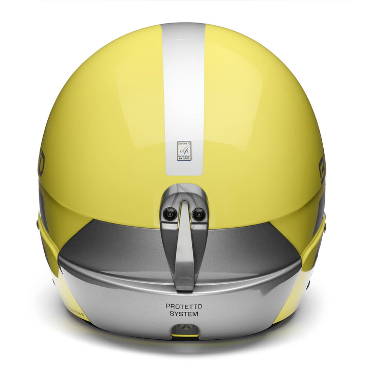 Helmets Unisex VULCANO FIS 6.8 EPP Helmet SHINY BARBERRY YELLOW - OSLO GRAY Dressed Back (jpg Rgb)		
