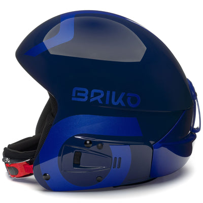 Helmets Unisex VULCANO FIS 6.8 EPP Helmet SHINY DOWNRIVER BLUE - METAL ROYAL BLUE Dressed Front (jpg Rgb)	