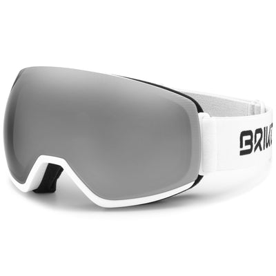Goggles Unisex GRUE Ski  Goggles MATT WHITE - SM2 Dressed Side (jpg Rgb)		