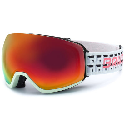 Goggles Unisex GRUE Ski  Goggles WHITE MINT GRAPHIC-RM2 Dressed Side (jpg Rgb)		
