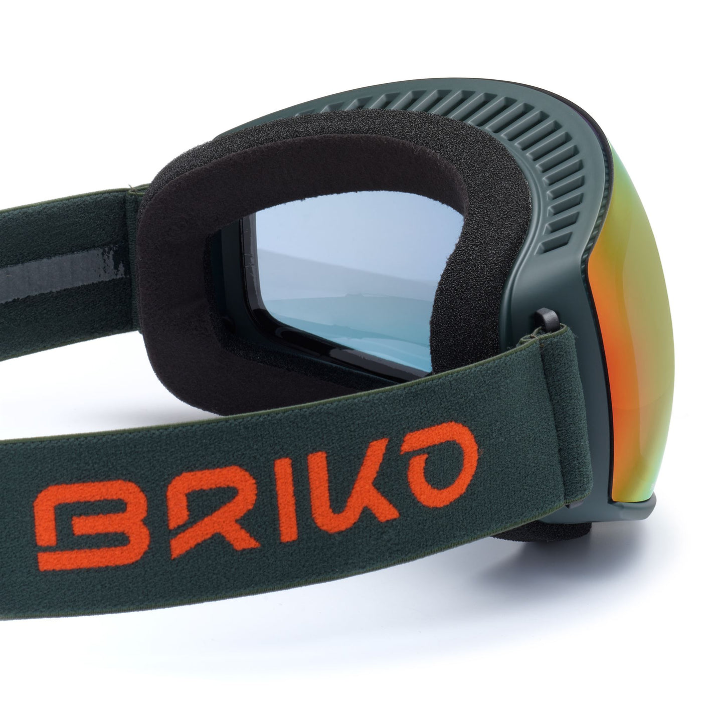 Goggles Unisex GRUE Ski  Goggles GREEN TIMBER - RM2 Dressed Back (jpg Rgb)		