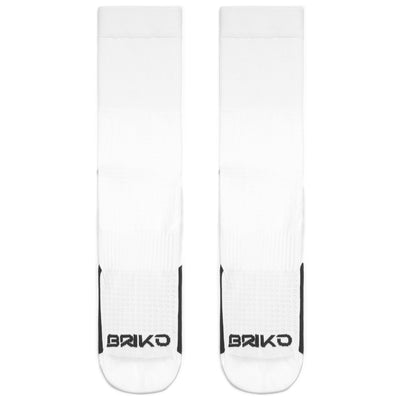 Socks Unisex PRO SOCKS 16CM ANKLE TUBE WHITE | briko Dressed Front (jpg Rgb)	