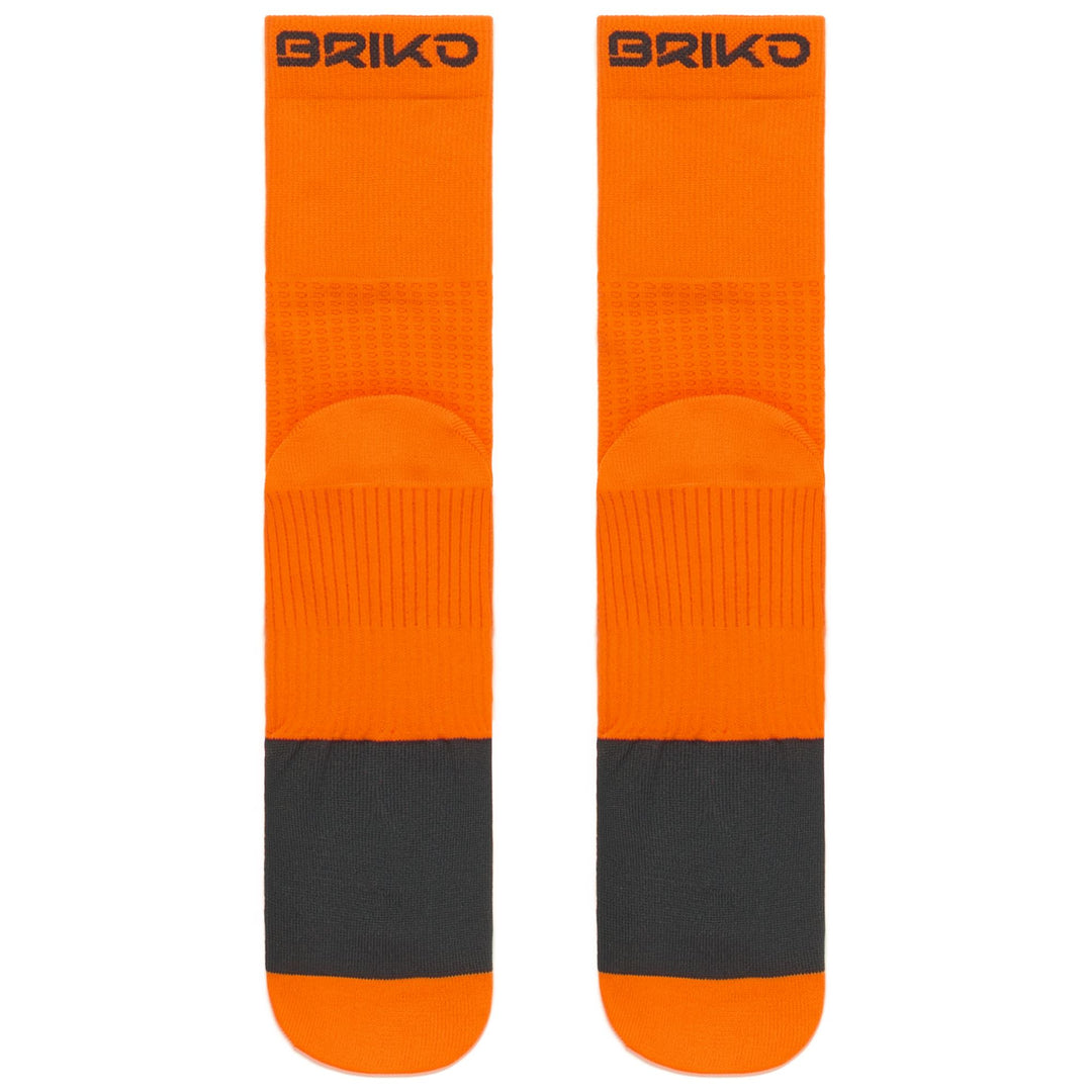 Socks Unisex PRO SOCKS 16CM ANKLE TUBE INTERNATIONAL ORANGE | briko Dressed Side (jpg Rgb)		