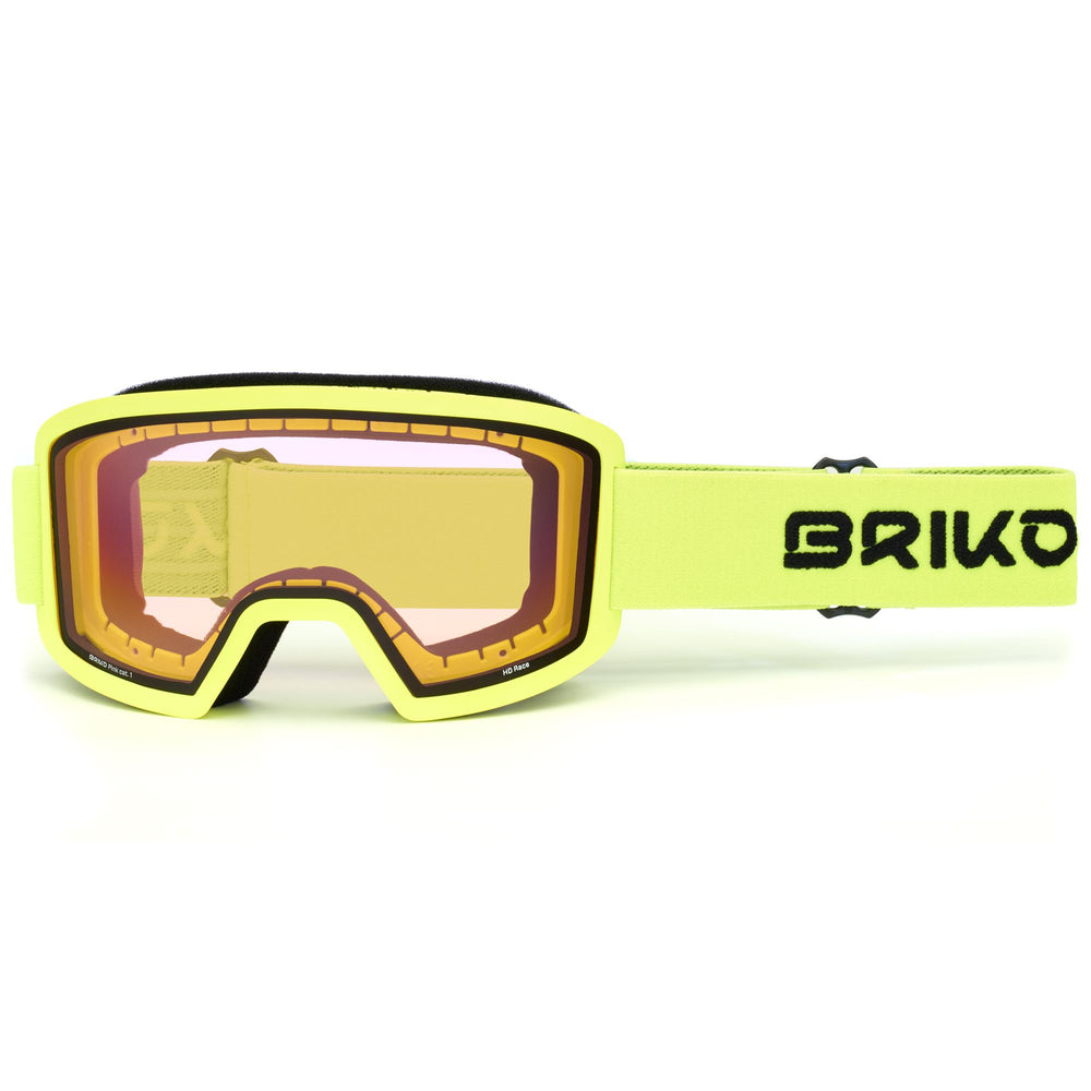 Goggles Unisex 7.7 P1 Ski  Goggles YELLOW FLUO - P1 Dressed Front (jpg Rgb)	