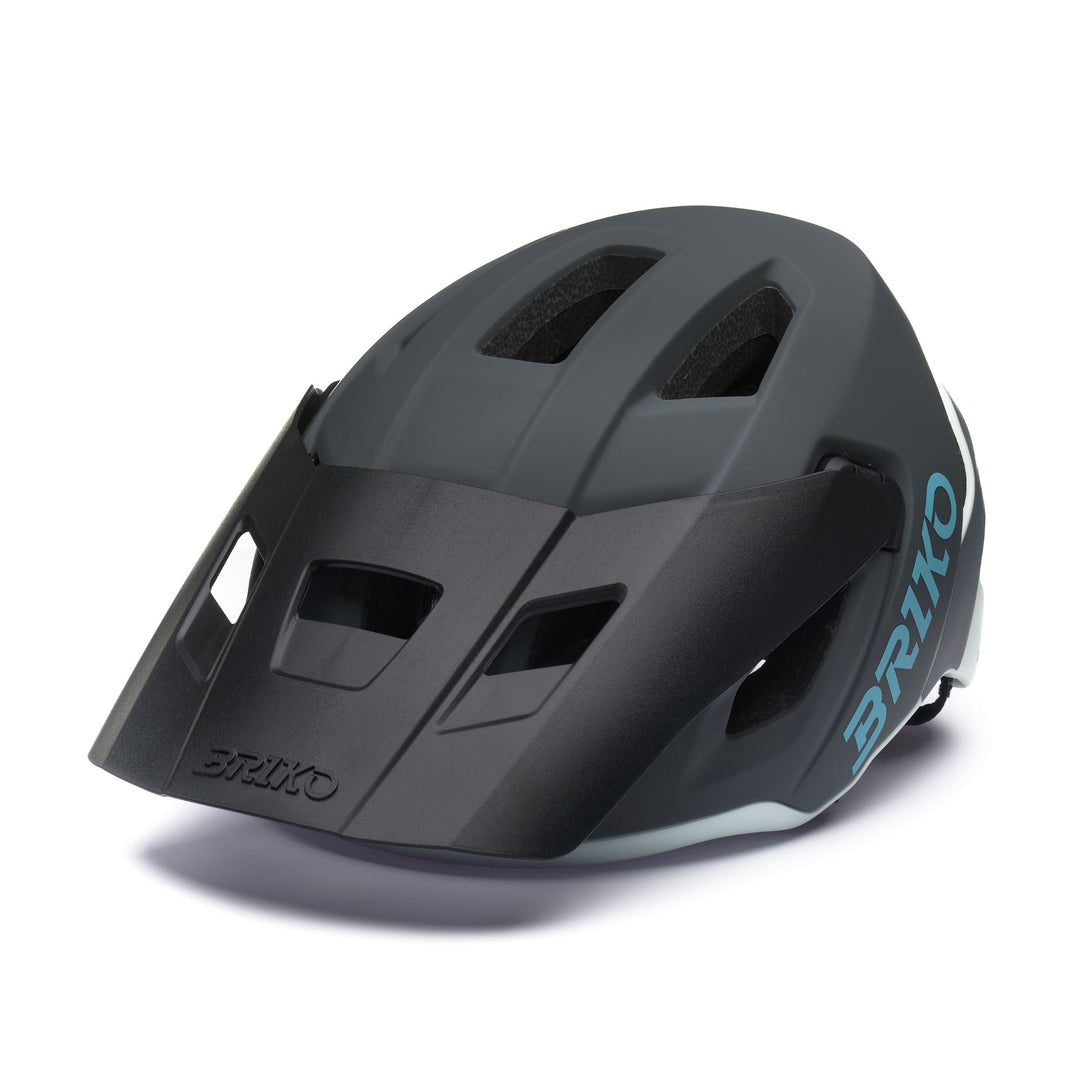 Helmets Unisex OVER Helmet MATT DARK GRAY - GEYSER GRAY - PACIFIC BLUE Photo (jpg Rgb)			