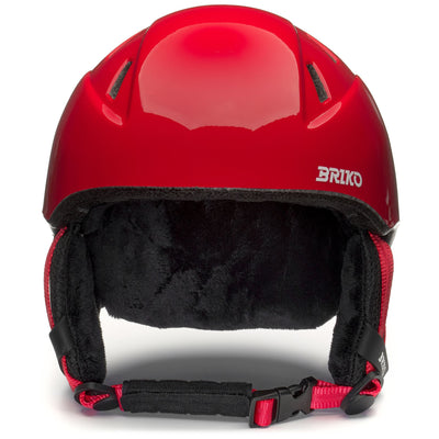 Helmets Kid unisex MAKALU Helmet SHINY MONZA RED - WHITE Dressed Side (jpg Rgb)		