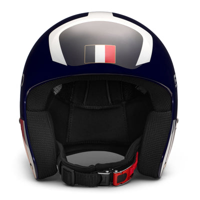 Helmets Unisex VULCANO FIS 6.8 EPP - FRANCE Helmet SHINY TANGAROA BLUE - WHITE Dressed Side (jpg Rgb)		