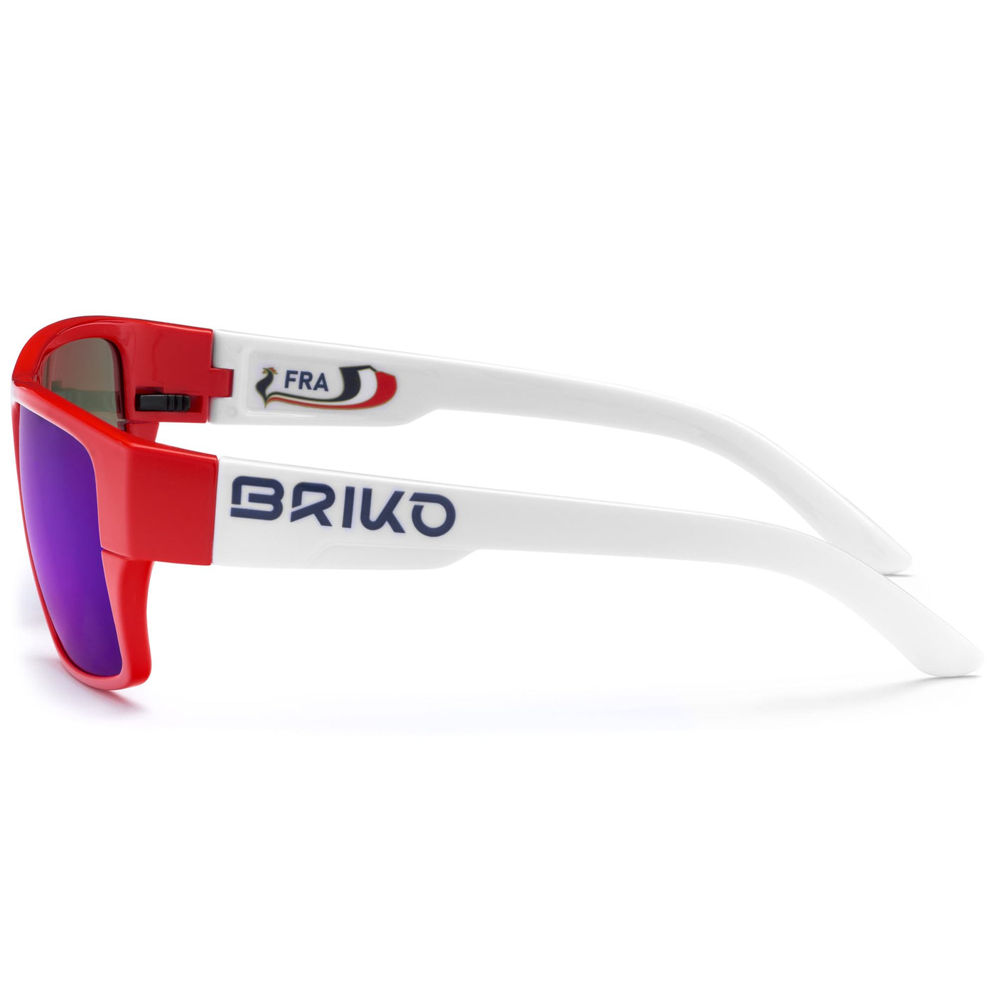 Glasses Unisex Patriot FRA Sunglasses ALIZARIN CRIMSON-WHITE-BM3SM3 Dressed Front (jpg Rgb)	