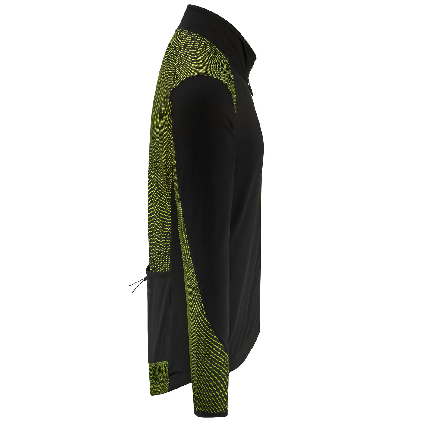 Active Jerseys Man WINTERTIDE JERSEY Shirt BLACK ALICIOUS- LIME FLUO Dressed Front (jpg Rgb)	