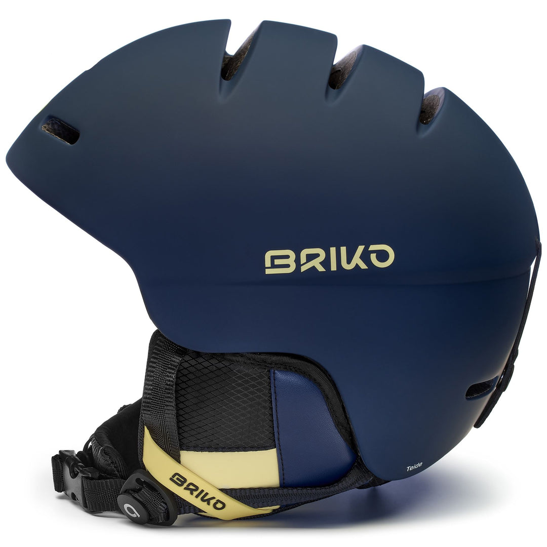 Helmets Unisex TEIDE Helmet BLUE CLOUD BURST - YELLOW STARSHIP Dressed Front (jpg Rgb)	