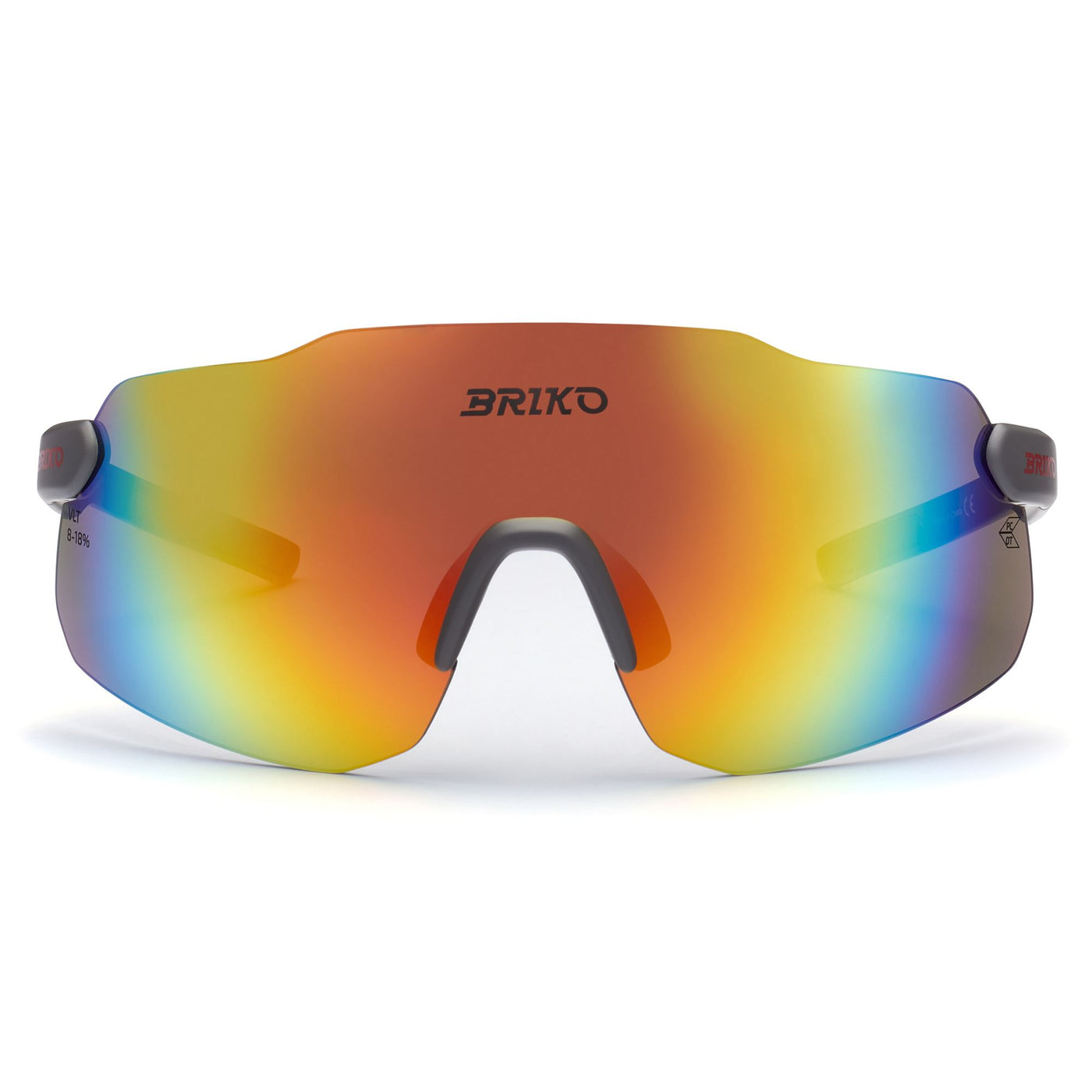 Glasses Unisex STARLIGHT 2.0 3 LENSES Sunglasses GRAY SHUTTLE - RM3T0Y1 Dressed Front (jpg Rgb)	