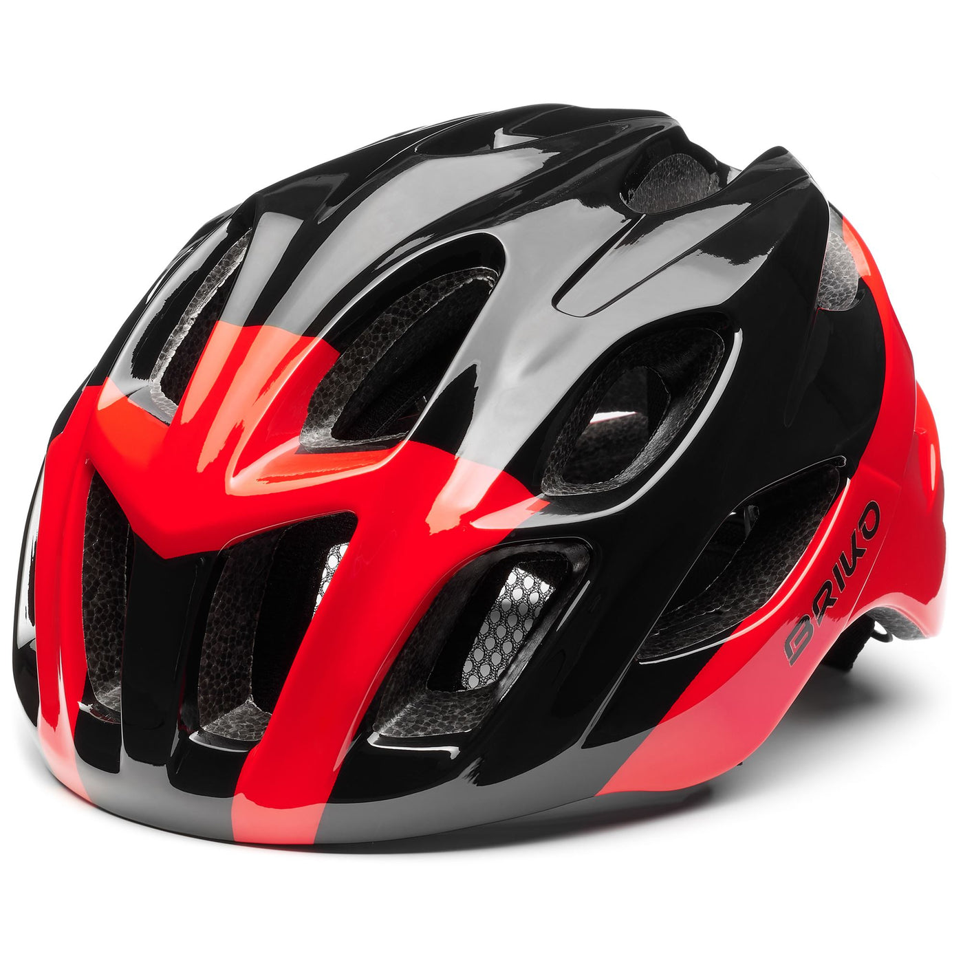 Helmets Unisex TEKE Helmet SHINY BLACK RED Photo (jpg Rgb)			