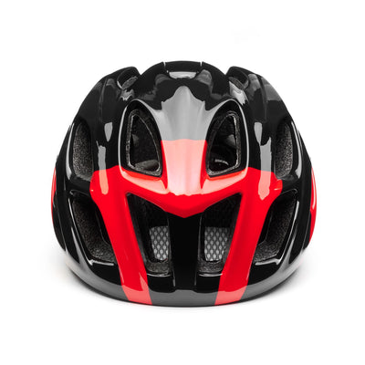 Helmets Unisex TEKE Helmet SHINY BLACK RED Dressed Side (jpg Rgb)		