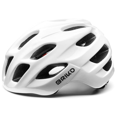 Helmets Unisex TEKE Helmet SHINY WHITE Dressed Front (jpg Rgb)	