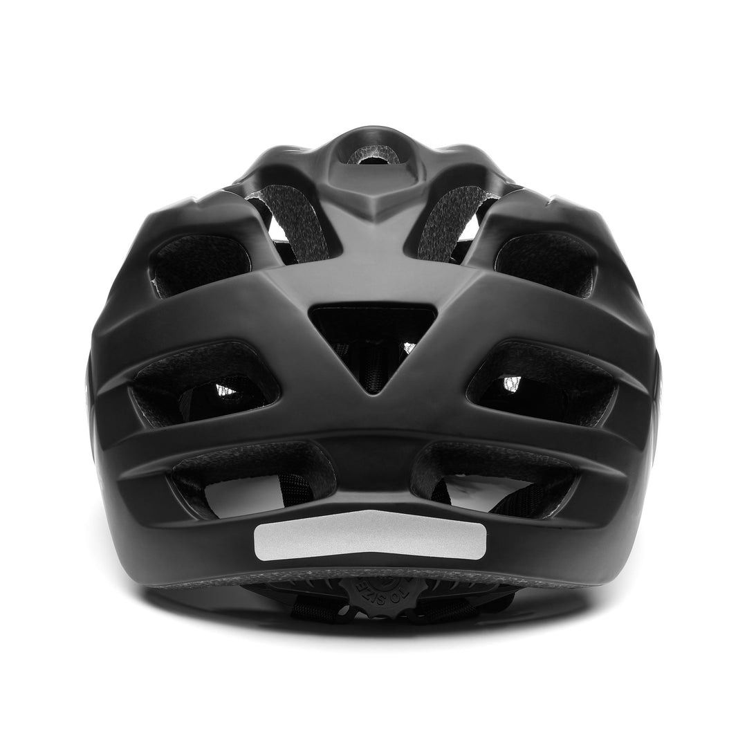Helmets Unisex TEKE Helmet MATT BLACK Dressed Back (jpg Rgb)		