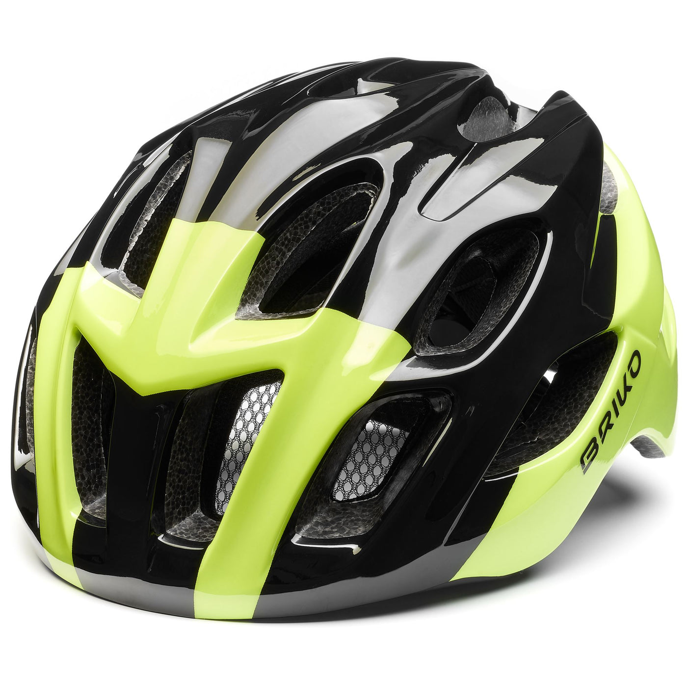 Helmets Unisex TEKE Helmet LIME FLUO - BLACK Photo (jpg Rgb)			