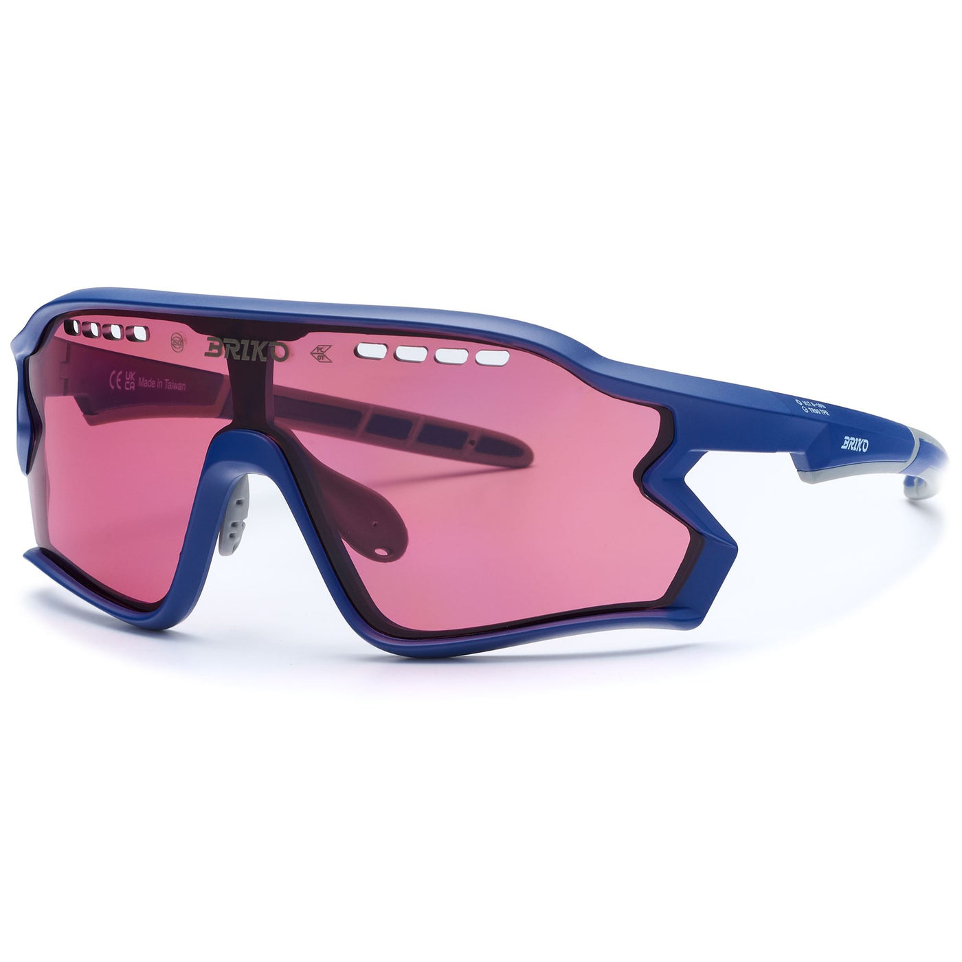 Glasses Unisex DAINTREE Sunglasses BLUE SMALT - BOR2 Dressed Side (jpg Rgb)		